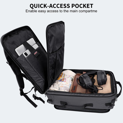 WITZMAN Travel Backpack for Men Laptop Backpack with USB Charging Port- image 6