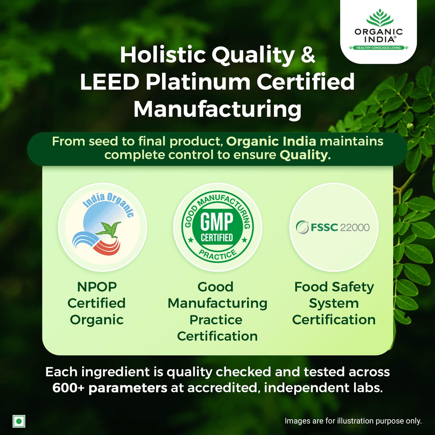 Organic India Triphala 60 Capsules Bottle- image 5