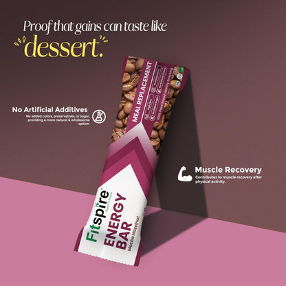 Fitspire Banana Walnut Energy Bar | 21g Protein With Premium Advanced W- image 6