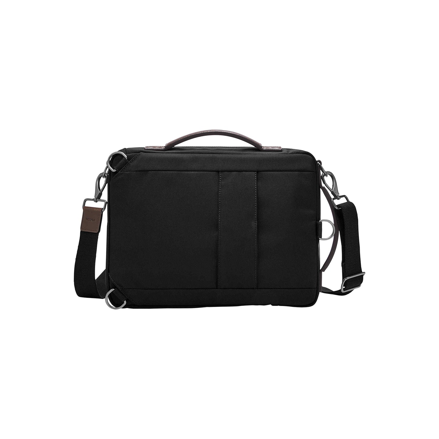 Fossil Mens Buckner Nylon 25.4 Cms Black Gym Shoulder Bag (Mbg9475001)- image 3