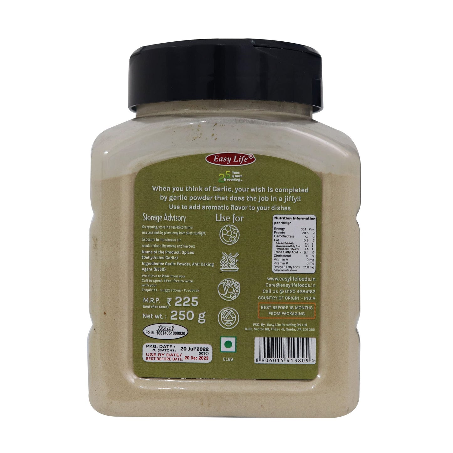 Easy Life Garlic Powder 250g