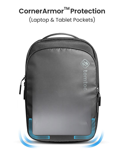Tomtoc Explorer-T60 Laptop Backpack (16 Inch/15L), Black- image 6