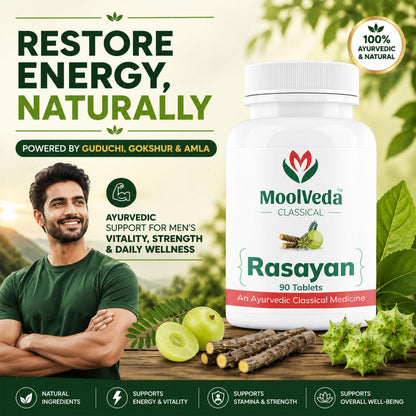 Moolveda Rasayan 90 Veg Tablets (Pack of 2)