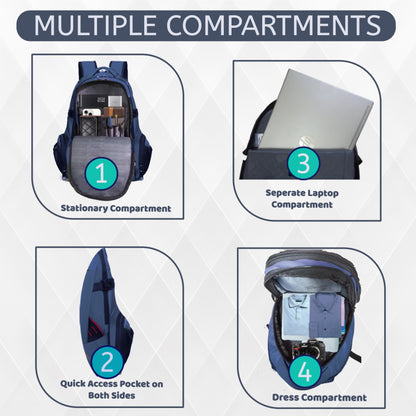 HOEXL 40L Premium Laptop Backpack - Waterproof Bags for Men and Women f- image 5