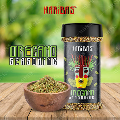HARIBAS Dry Oregano Flakes Seasonings 100grms, Aromatic Spicy Dried Pizza Pasta Seasoning