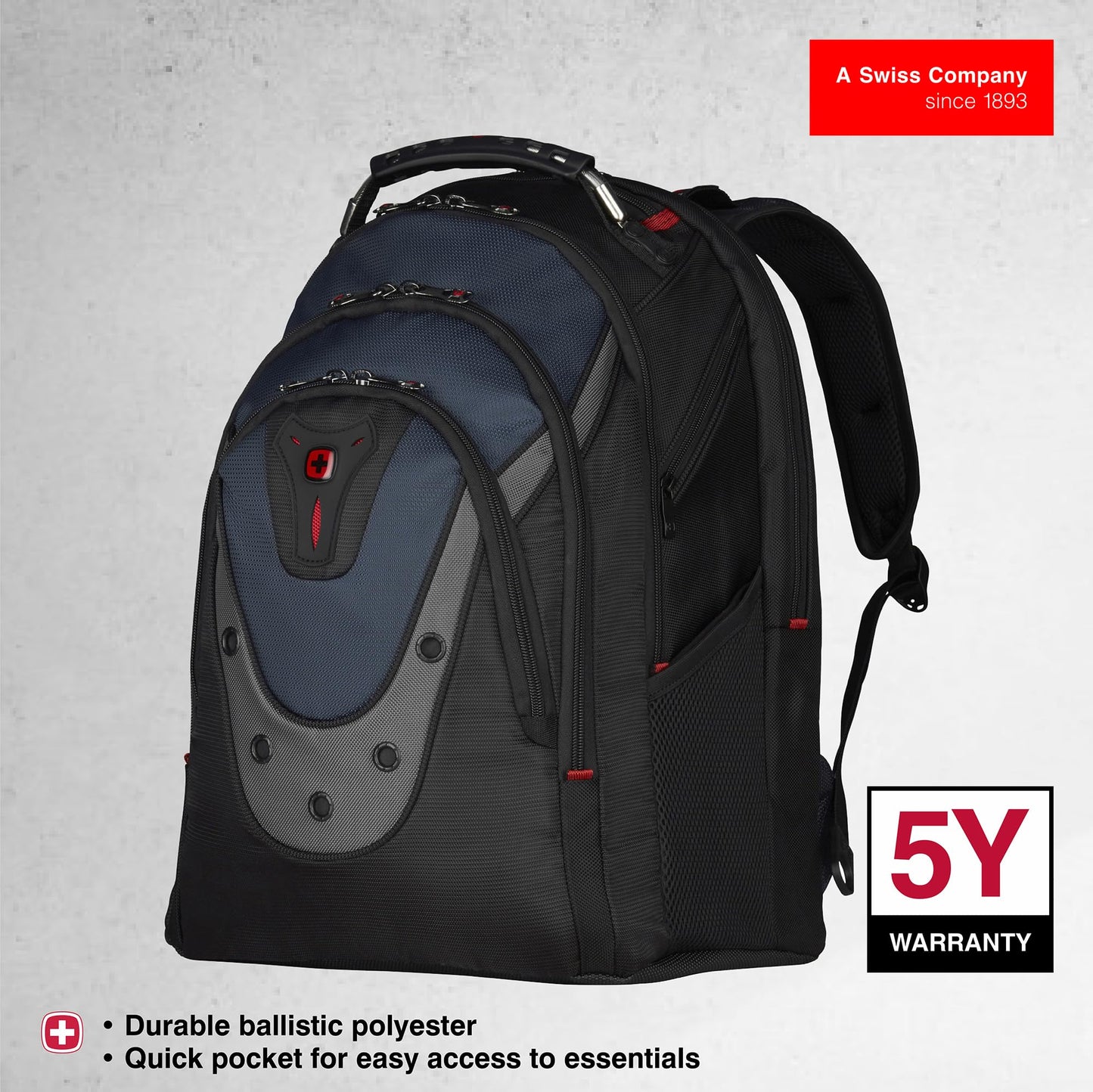 WENGER Swiss designed, IBEX 17 Inch Laptop Backpack with Tablet Pocket,- image 3