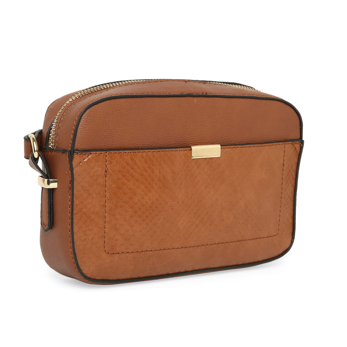 Accessorize London Women's Piper Tan Small Sling Handbag