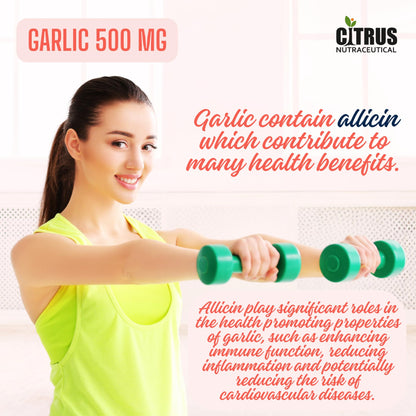 CITRUS NUTRACEUTICAL Garlic Extract 500mg Capsules
