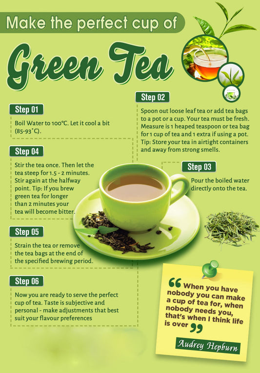A D Food & Herbs Green Tea Leaves Whole Dried - All Natural Flavour, Zero Calories (20 Gms x pack of 1)