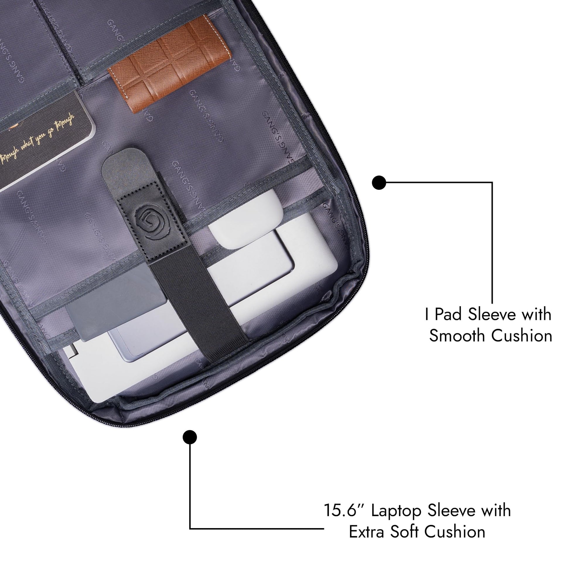 Gang's Laptop Bag | 22L | Backpack Bag, Anti Theft Backpack with USB Ch- image 7