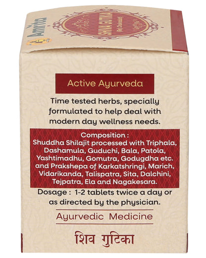 Amrita Shiva Gutika | 60 tablets | A Versatile Healer | Restores Body H- image 3
