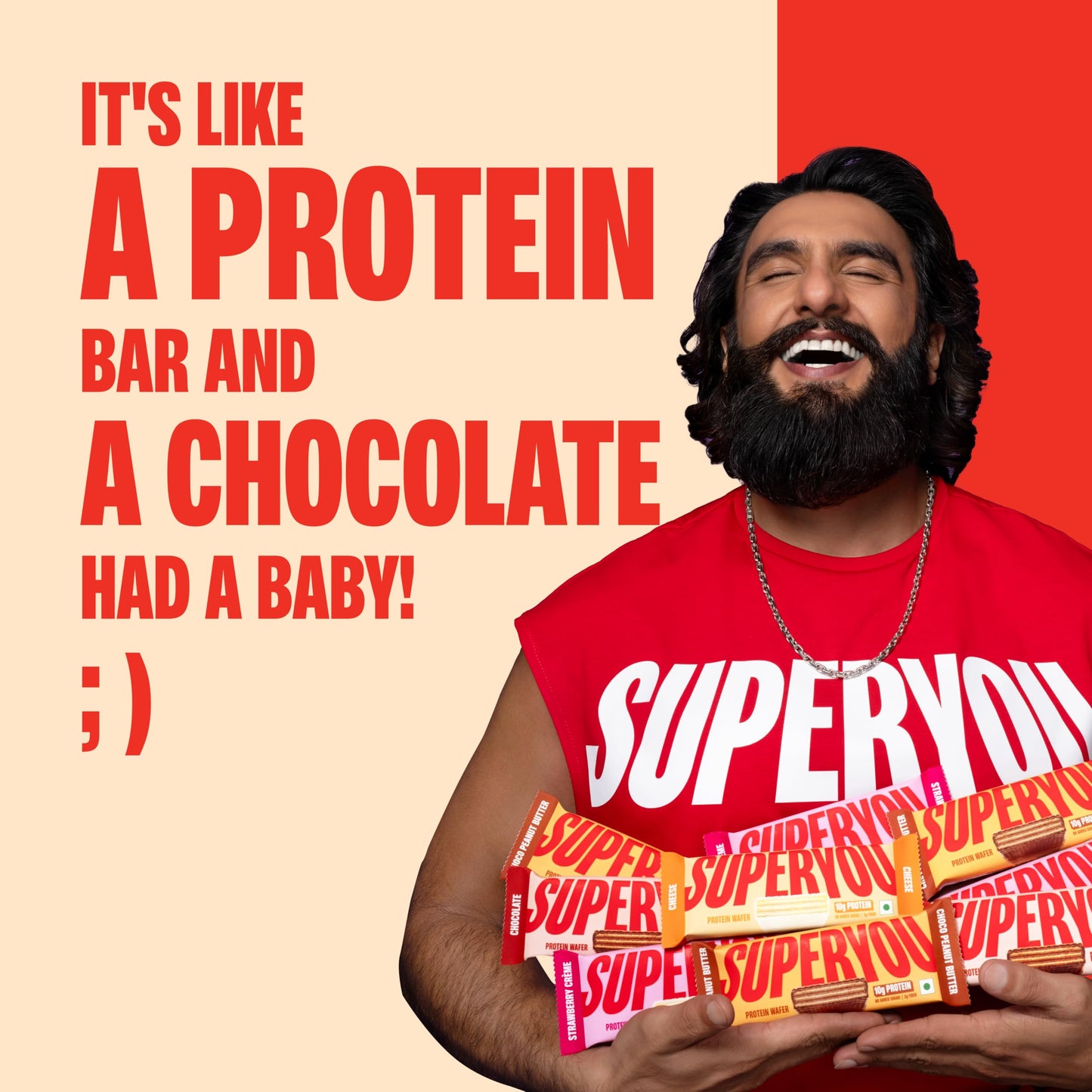 SuperYou Cheese Protein Wafer Bars (Pack of 10)|10g Protein, 3g Fiber,- image 4