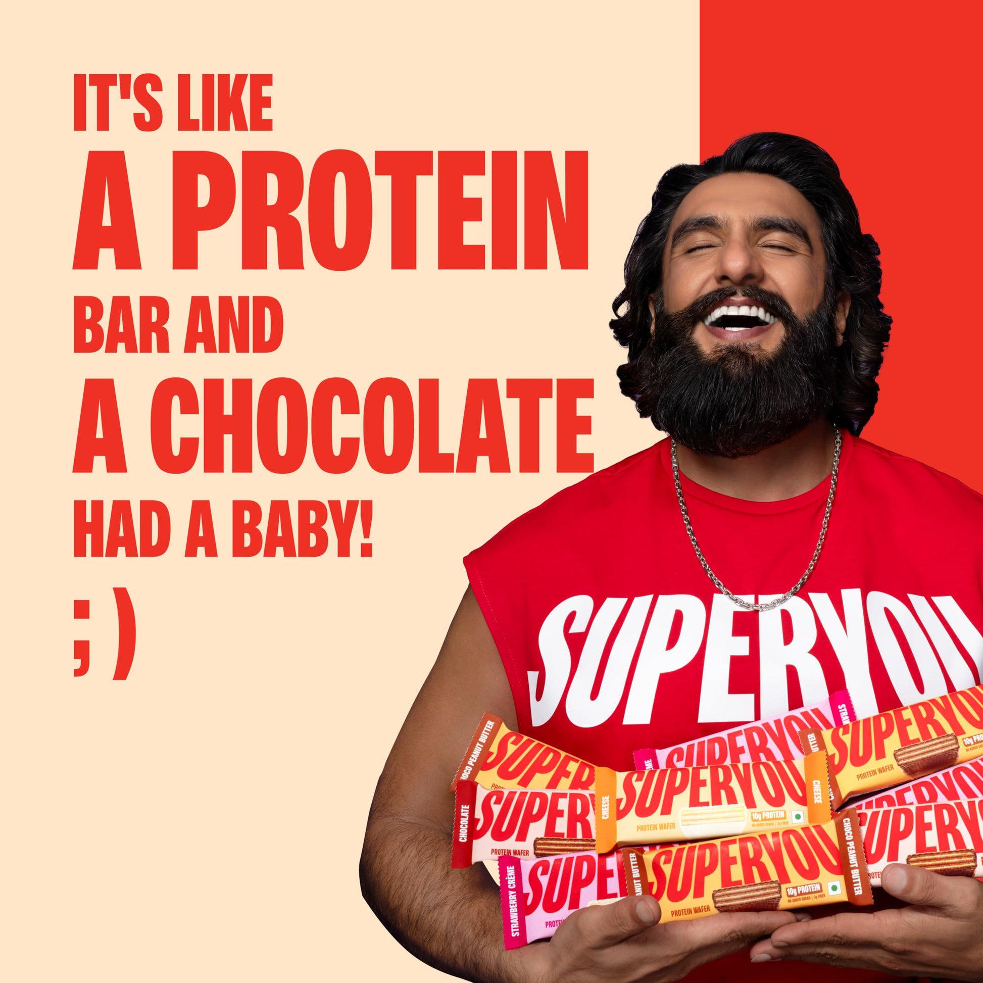 SuperYou Cheese Protein Wafer Bars (Pack of 10)|10g Protein, 3g Fiber,- image 4