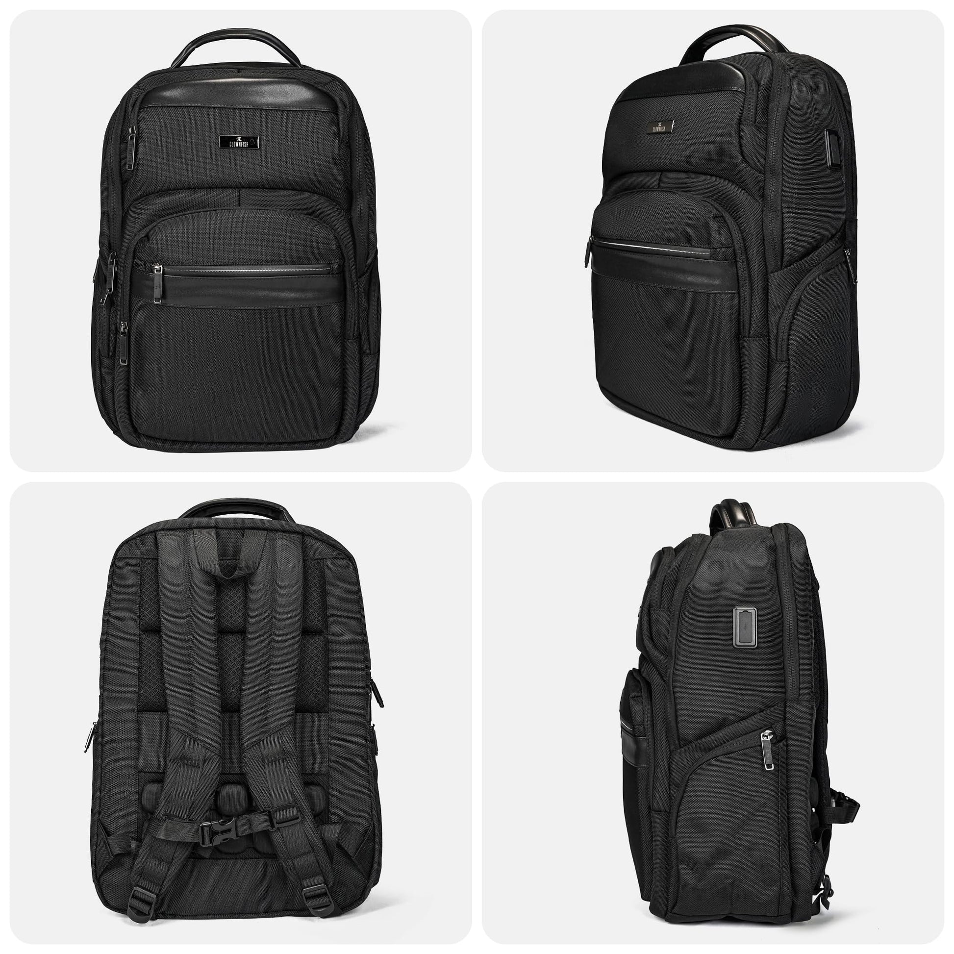 THE CLOWNFISH Haven Series Laptop Bag | Office travel with USB port & c- image 4