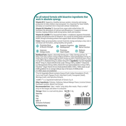 Wellbeing Nutrition Frozen Elsa Melts | Vitamin B12, D3 & K2 for Kids (- image 8