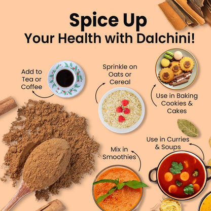 Pure Tree Certified Organic Dalchini Whole | 100 g | Cinnamon Stick | Cinnamon Bark | Spices Whole | Garam Masala | Sweet Aroma & Flavour