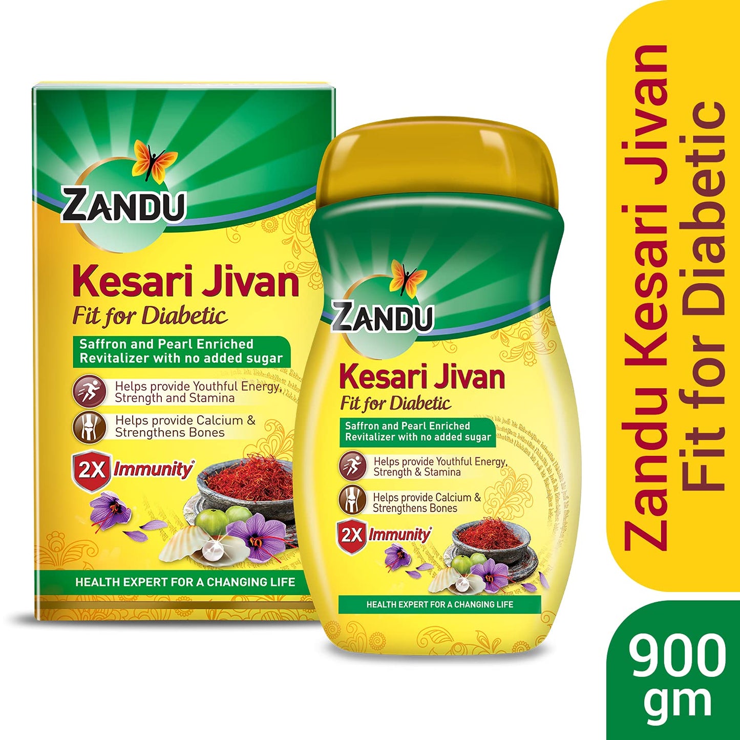 ZANDU KESARI JIVAN Fit for Diabetic, Ayurvedic Immunity Booster for Adu- image 7