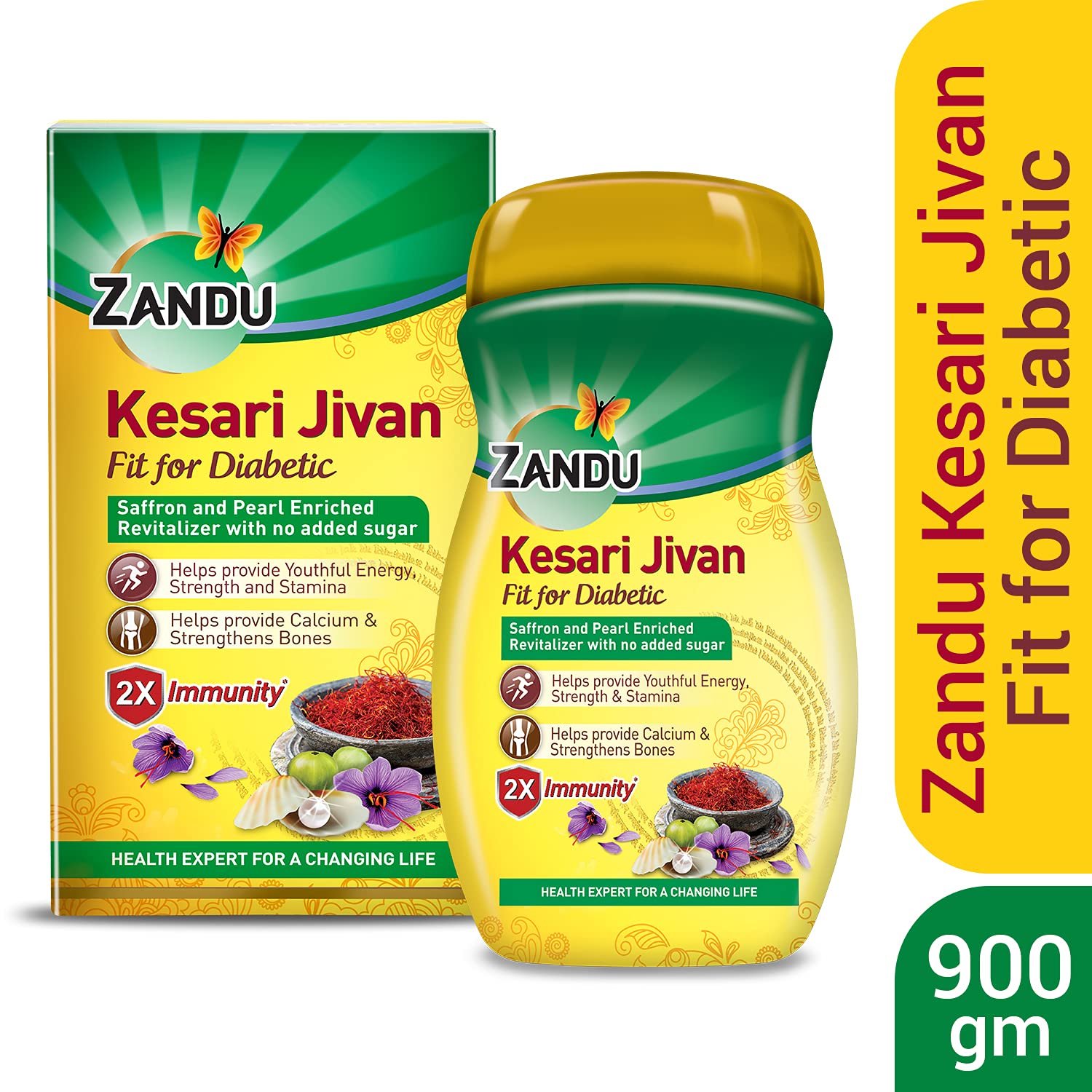 ZANDU KESARI JIVAN Fit for Diabetic, Ayurvedic Immunity Booster for Adu- image 7