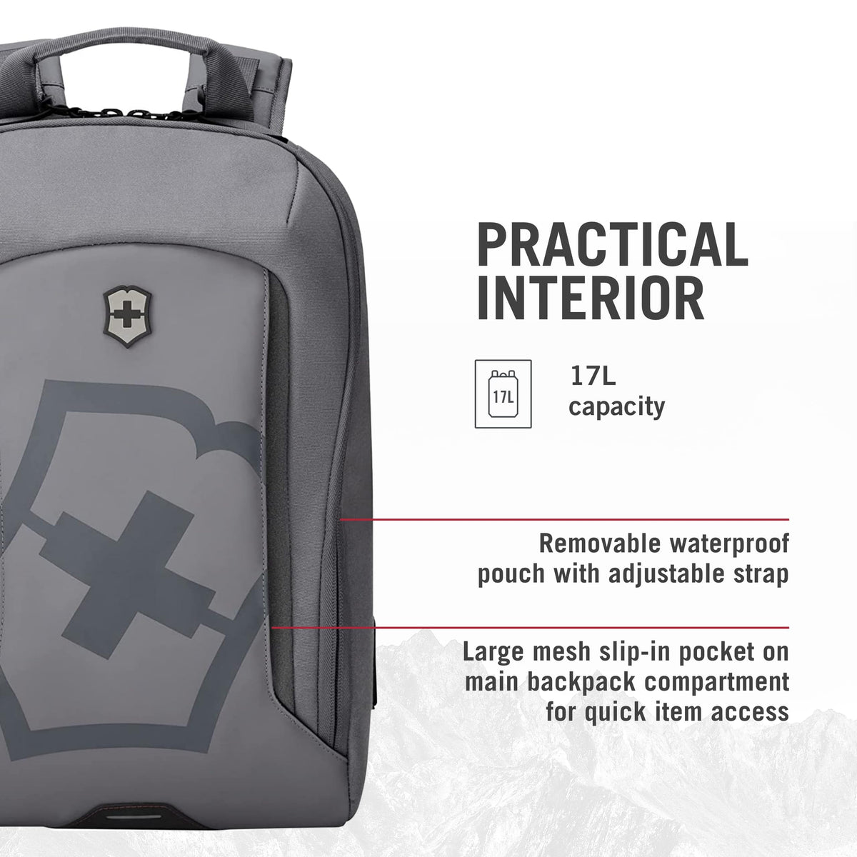 Victorinox Touring 2.0, City Daypack, Stone Grey (612115)