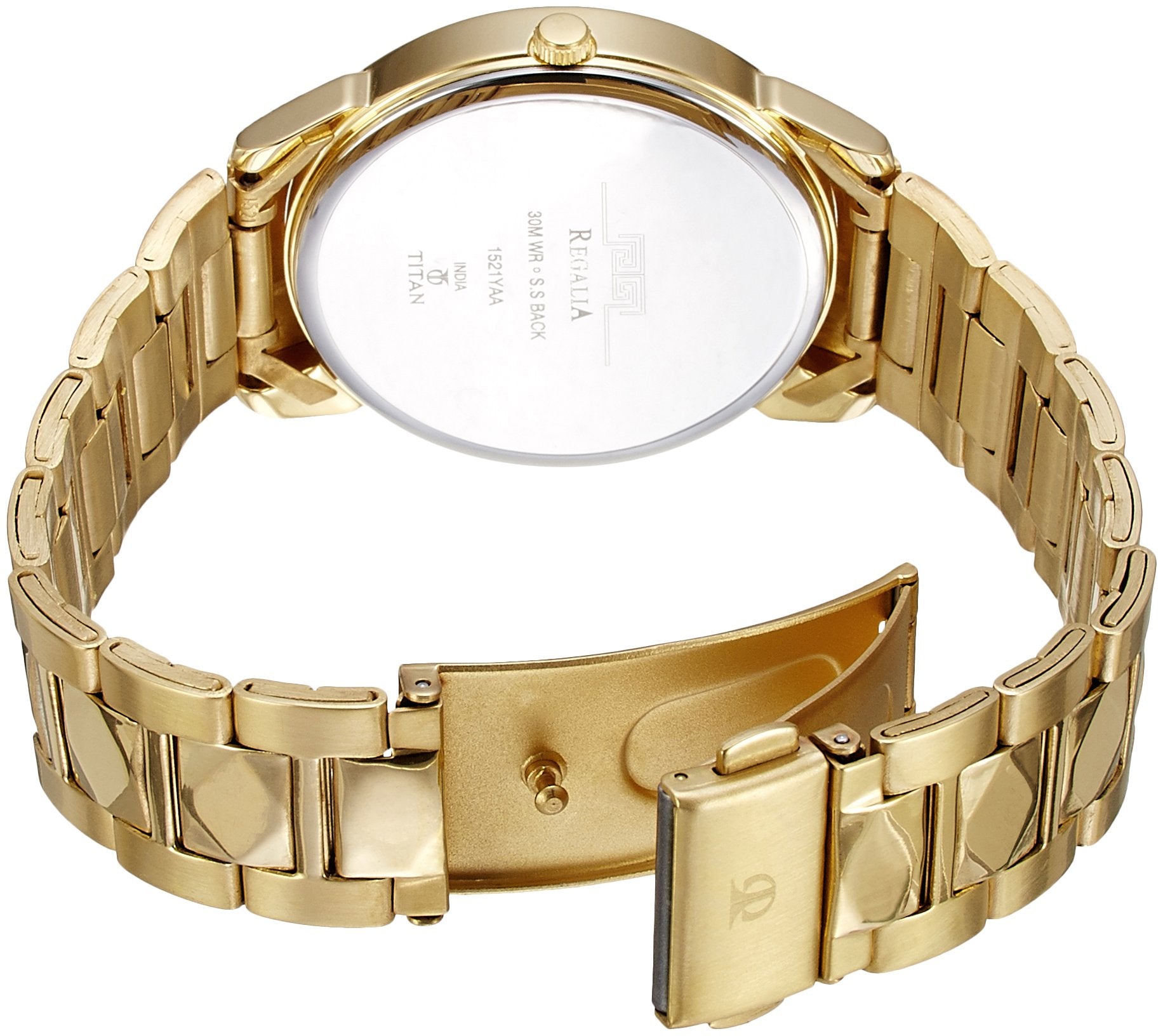 Titan Regalia Analog White Dial Men's Watch-NE1521YM01- image 5