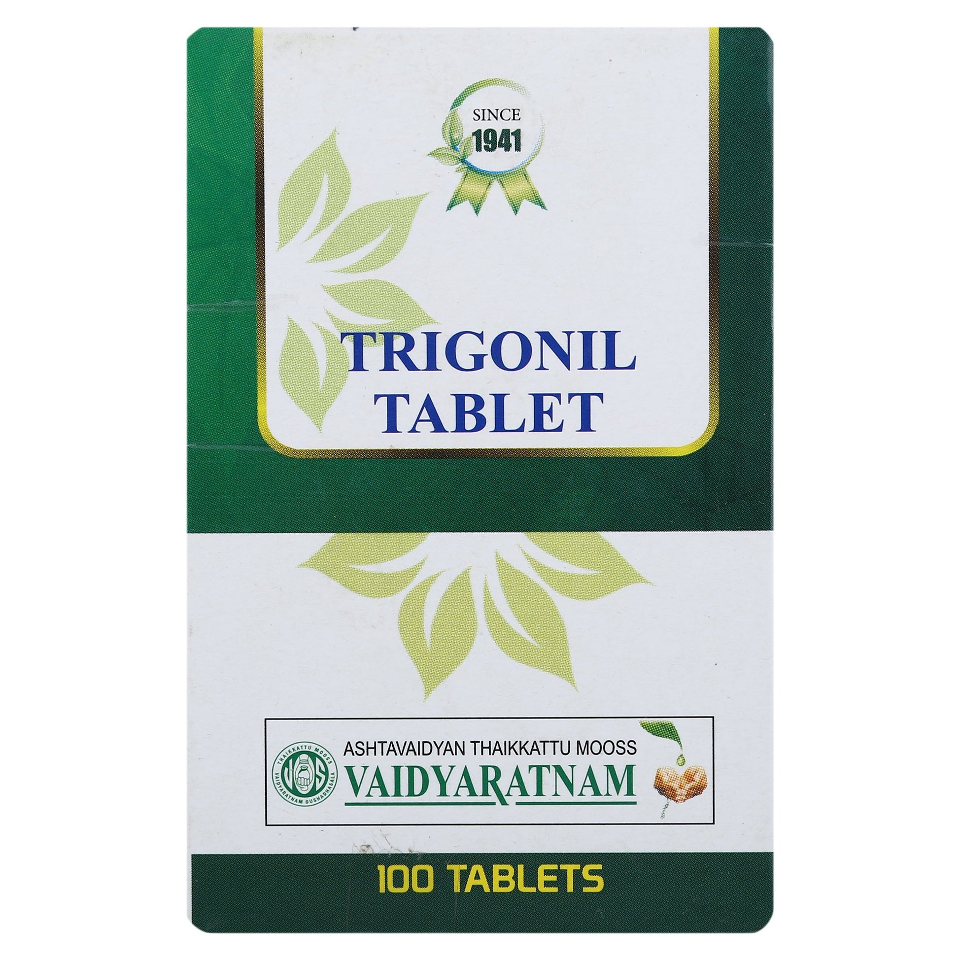 VAIDYARATNAM Ayupra Wellness Trigonil Tablet (100 Tablets)