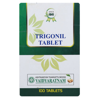 VAIDYARATNAM Ayupra Wellness Trigonil Tablet (100 Tablets)