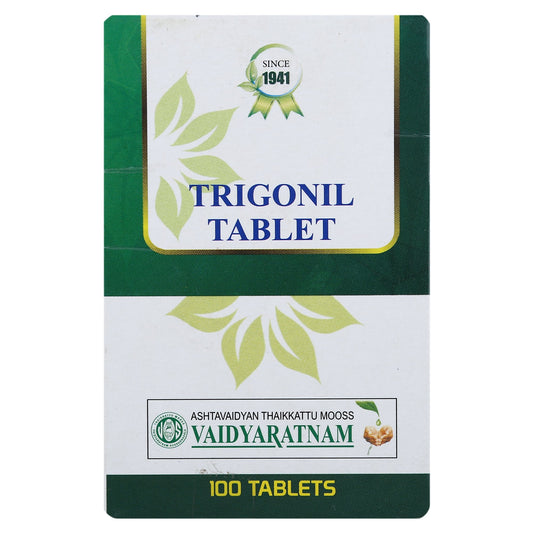 VAIDYARATNAM Ayupra Wellness Trigonil Tablet (100 Tablets)