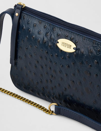Hidesign Women Sling Bag (Blue)