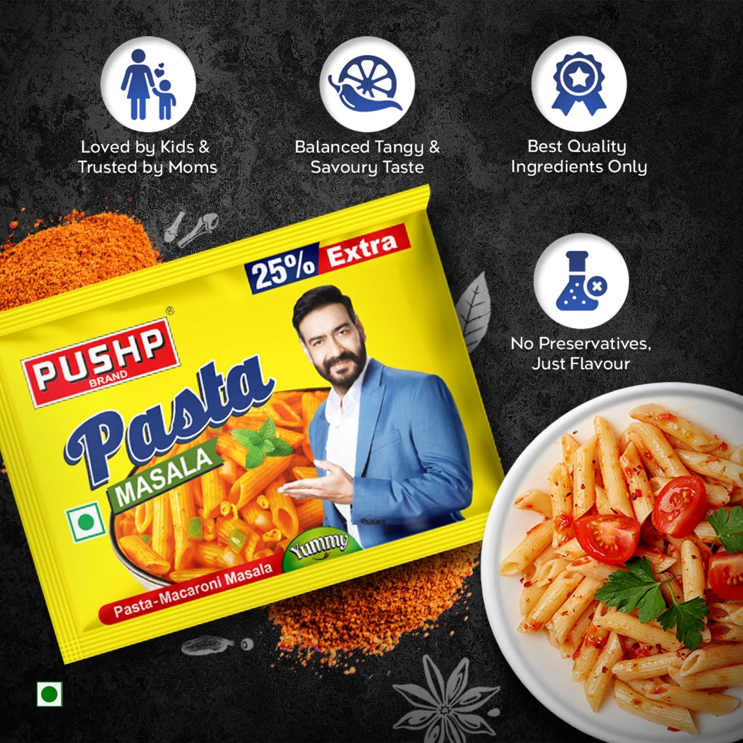 Pushp Brand Pasta masala (pack of 40)