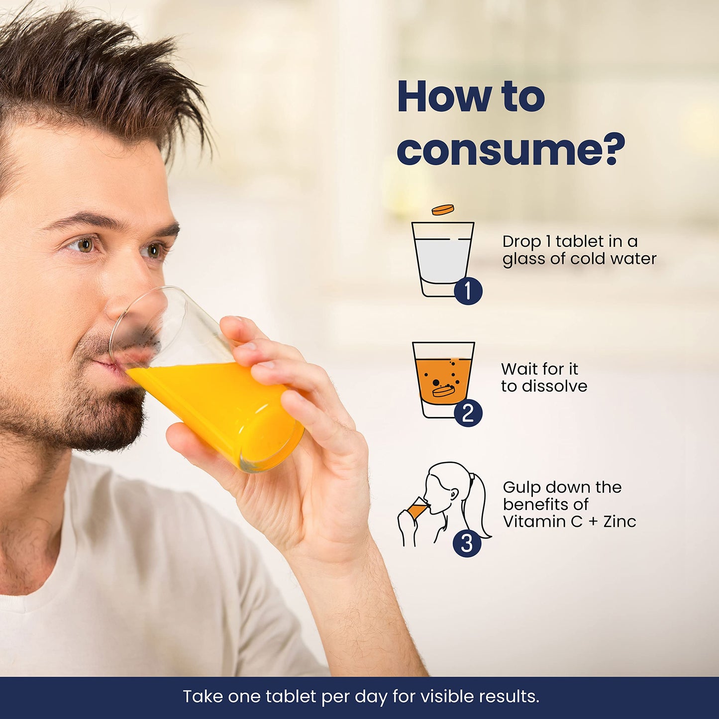 Wellbeing Nutrition Vitamin C + Zinc | Natural and Organic Immunity| 10- image 2