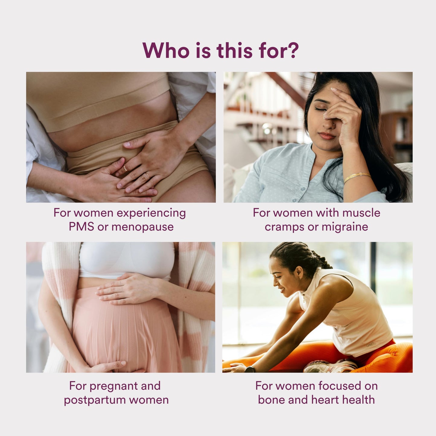 Origins Nutra Magnesium + D3 + K2-7 for Women | Supports Bone Health, Hormonal Balance, and Migraine Relief | Eases Leg Cramps | Five Magnesium Salts, Noval Vitamin K2-7, Vitashine D3 | GMP Certified | 56 Veg Capsules