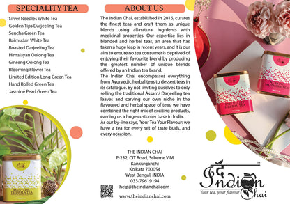 The Indian Chai - Masala Mint Green Tea 100 grams, Wellness, Flavor, and Vitality in Each Sip - Antioxidant Support, Digestive Aid, Immune Boost, Mental Clarity, and Respiratory Health