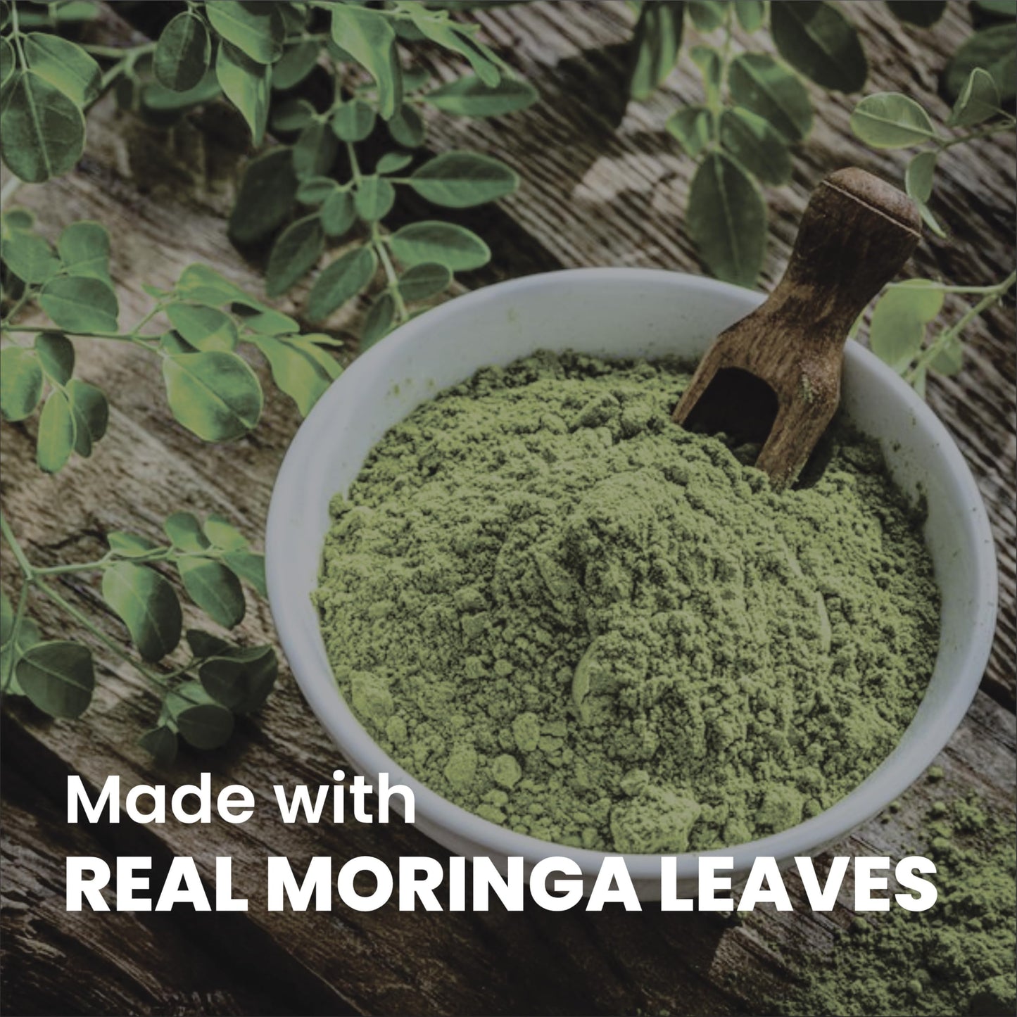 SMART ORGANICS Moringa Powder Herbal Nutrition Plant Based Leaf Supplement for Daily Wellness Energy Support Immunity Nutrition and Balanced Diet (100g)