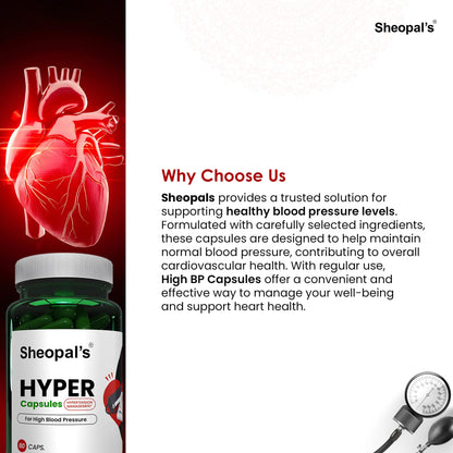 Sheopal’s Hyper Care Ayurvedic Capsules – Jatamansi, Brahmi, Arjuna, As- image 4