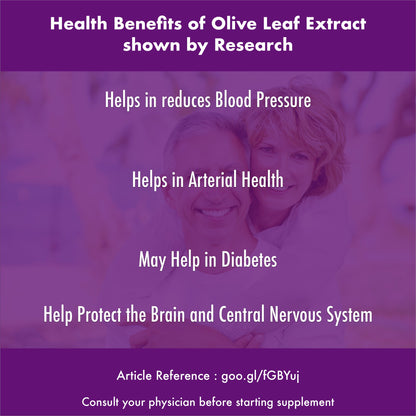 HealthyHey Nutrition Olive Leaf Extract 10% Oleuropein – 120 Vegetarian Capsules