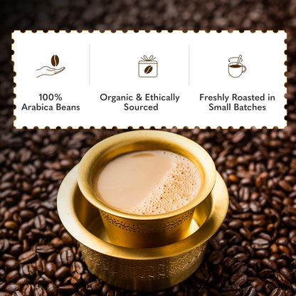THIRD WAVE COFFEE | Signature South Indian Filter | Dark Roast | Moka Pot | Fine Grind | 250 grams | Pouch
