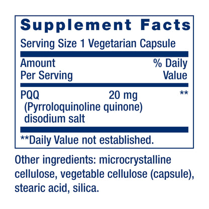 Life Extension Pqq Caps With Bio Pqq 20 Mg, 30 Vegetarian Caps Thank Yo- image 8