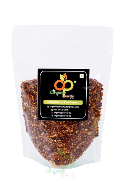 Organic Purify Red Chilli Flakes Seasoning 200GM