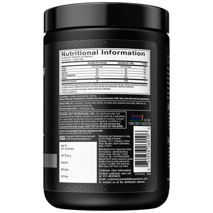 MuscleTech Platinum 100% Creatine Powder (Unflavoured - 250 Gram,83 Serves),Scientifically Researched to Build Muscle - Increase Muscle Power,Boost Strength & Enhance Performance,1 count,83 servings