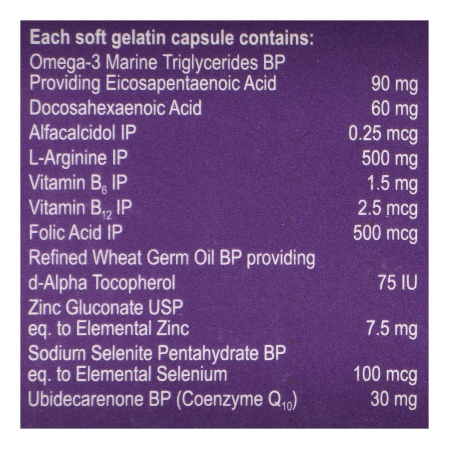 Nutricell - Strip of 10 Capsules