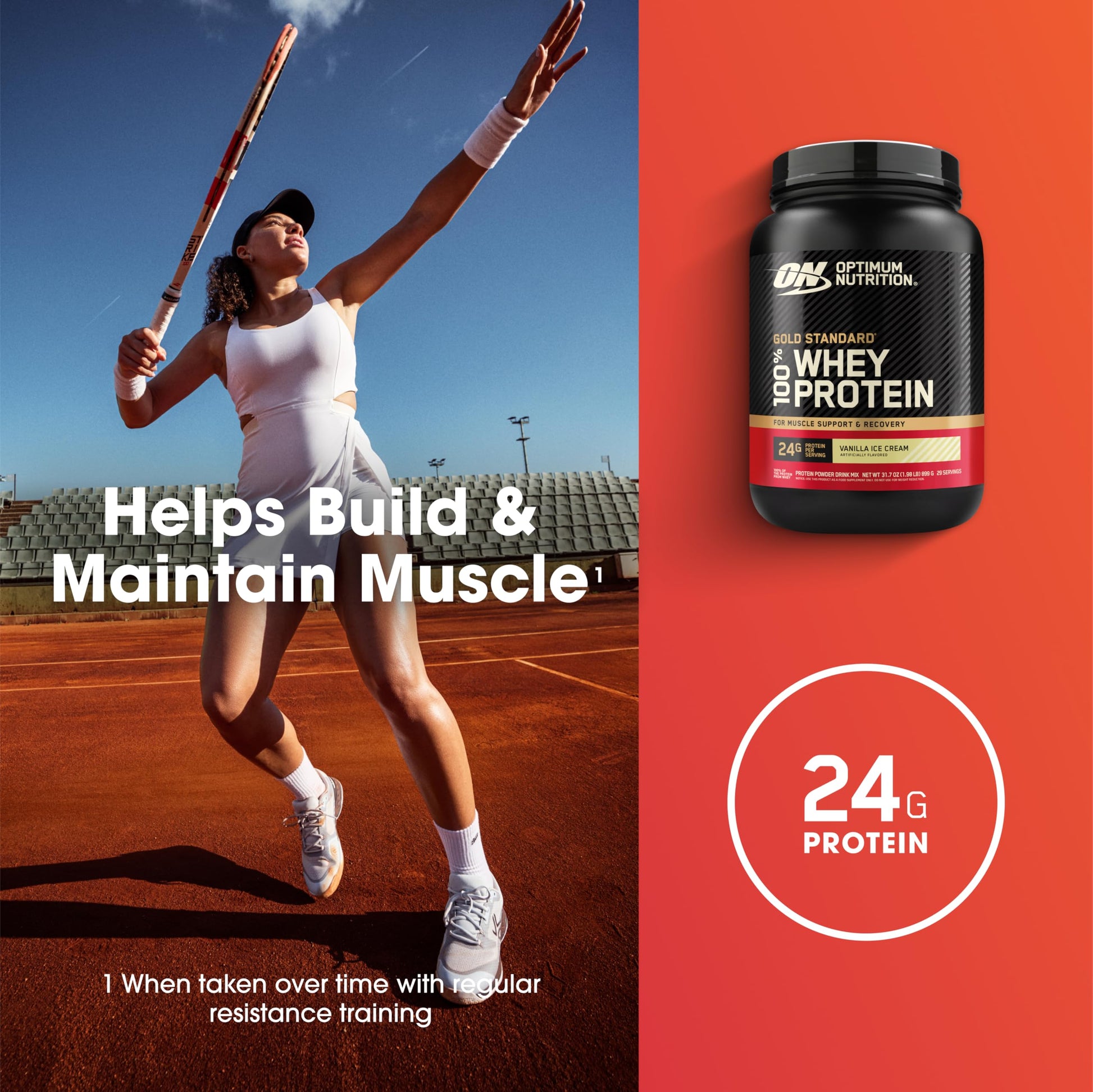 Optimum Nutrition (ON) Gold Standard 100% Whey Protein Powder (Vanilla- image 6