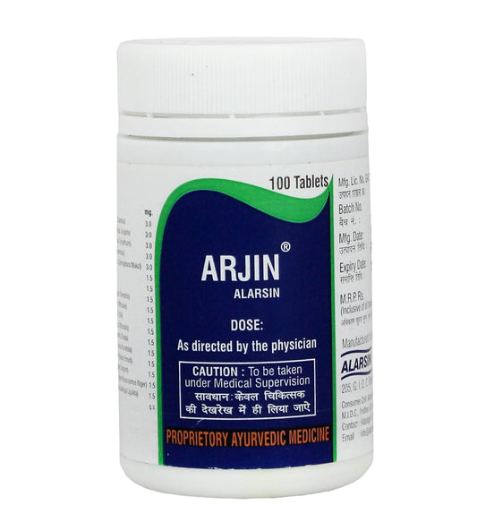 Alarsin Arjin Better Control of Hypertension Tablets-100 Tab