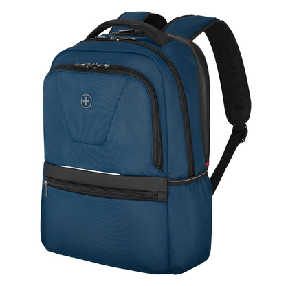 WENGER XE Resist, 16-inch Laptop Backpack (23 liters), 44 cm, Recycled Polyester PVC, Ocean Blue, 612738, Tablet Pocket | Swiss Designed - A Brand of Victorinox