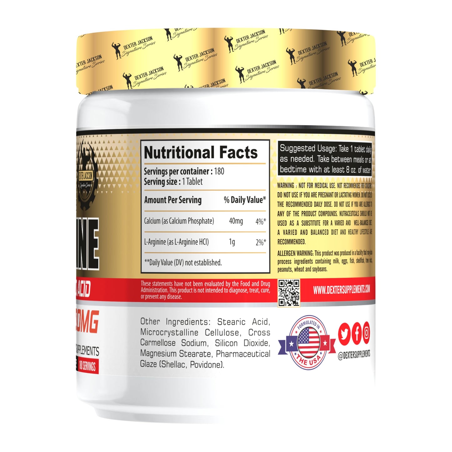 Dexter Jackson Signature Series L-Arginine Promotes Stamina And Perform- image 3