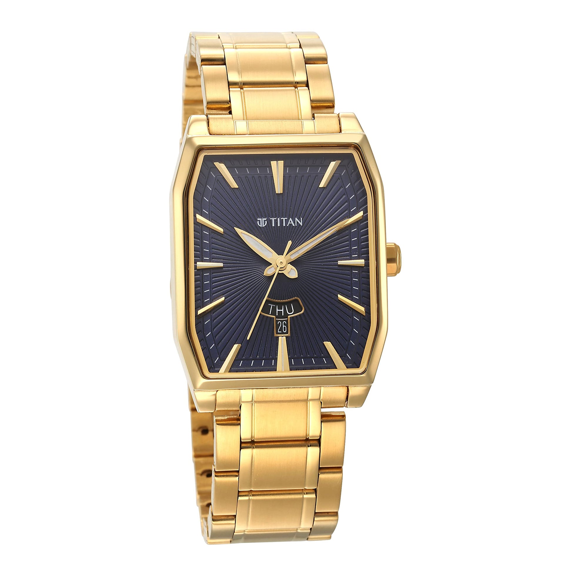 Titan Regalia Analog with Day and Date Opulent Blue Dial Watch for Men-- image 5
