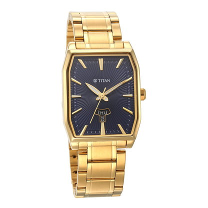 Titan Regalia Analog with Day and Date Opulent Blue Dial Watch for Men-- image 5