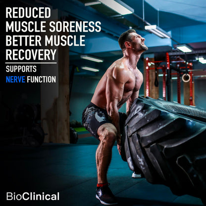 BioClinical Magnesium Glycinate Supplement 2000mg 120 Veg Tablets -High Absorption Chelated Magnesium Supplement Supports in Muscle Recovery, Sleep & Nerve Health for Men & Women -Zero Preservatives