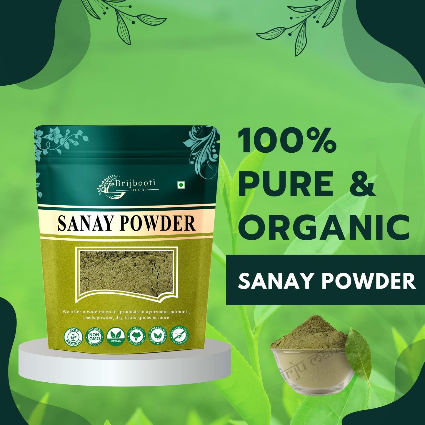 BIRJU MAHAVIR Senna Leaf/Alexandrina, Cassia Angustifolia, Sonamukhi Pa- image 5