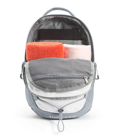 THE NORTH FACE 2 Compartments Borealis Mini Backpack, TNF White Metallic Mélange/Mid Grey, OS, 10 L