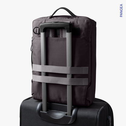DailyObjects PET Charcoal Meridian Convertible Briefpack (Backpack + Briefcase) (16L)| 100% Recycled | Fits Laptop Upto 16 Inch | Lightweight Shoulder Backpack | Multiutility Bag with Trolley Sleeve